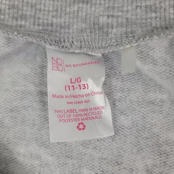 No Boundaries LOVE Sequin Women’s Pullover Sweatshirt – Size Large or 2XL - Picture 12 of 16